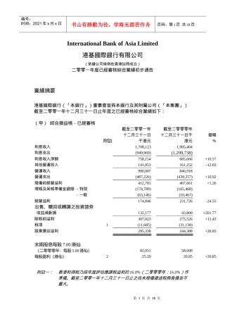 港基国际银行有限公司