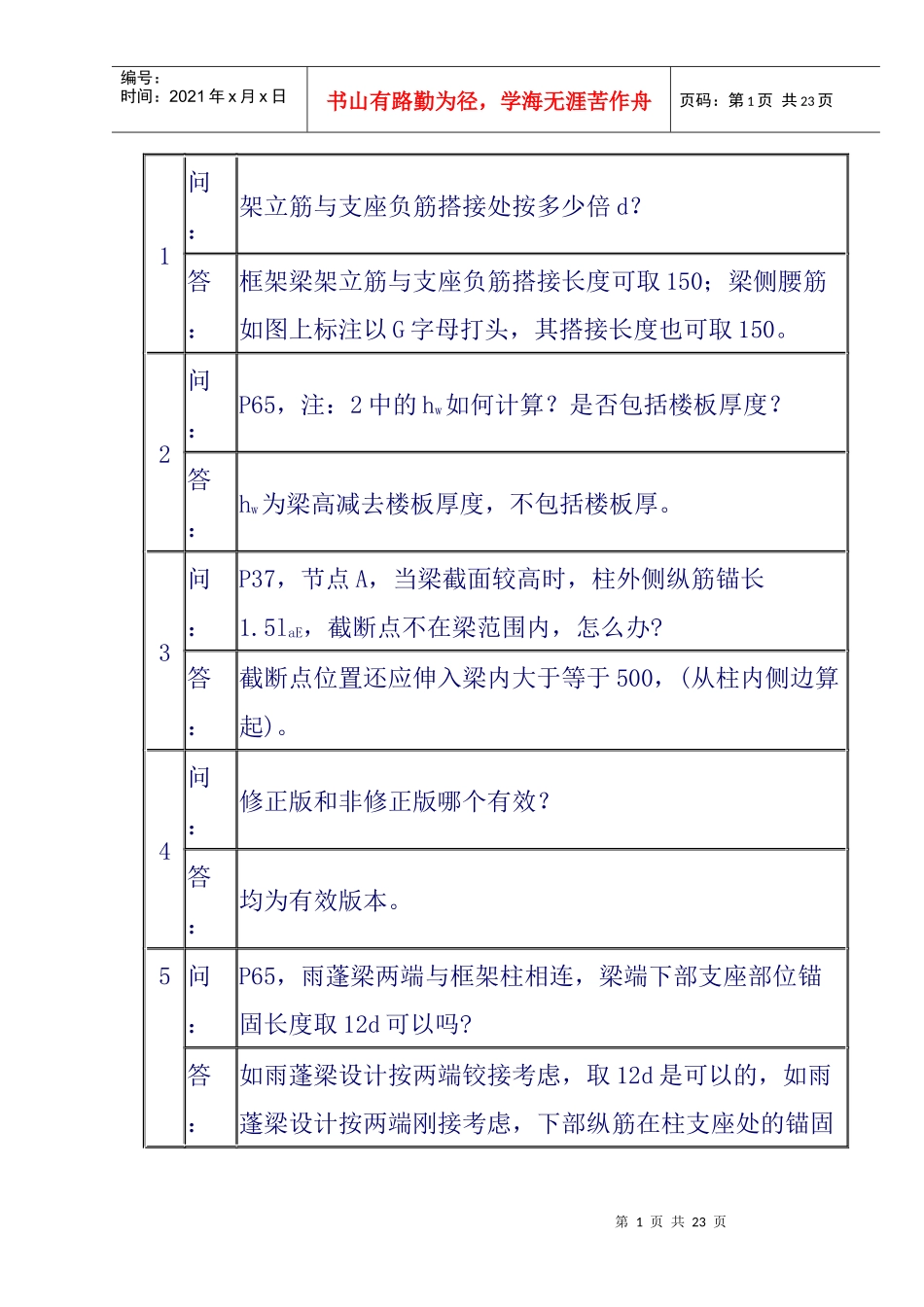 混凝土结构施工图平面整体表示方法制图规则和构造详图_第1页