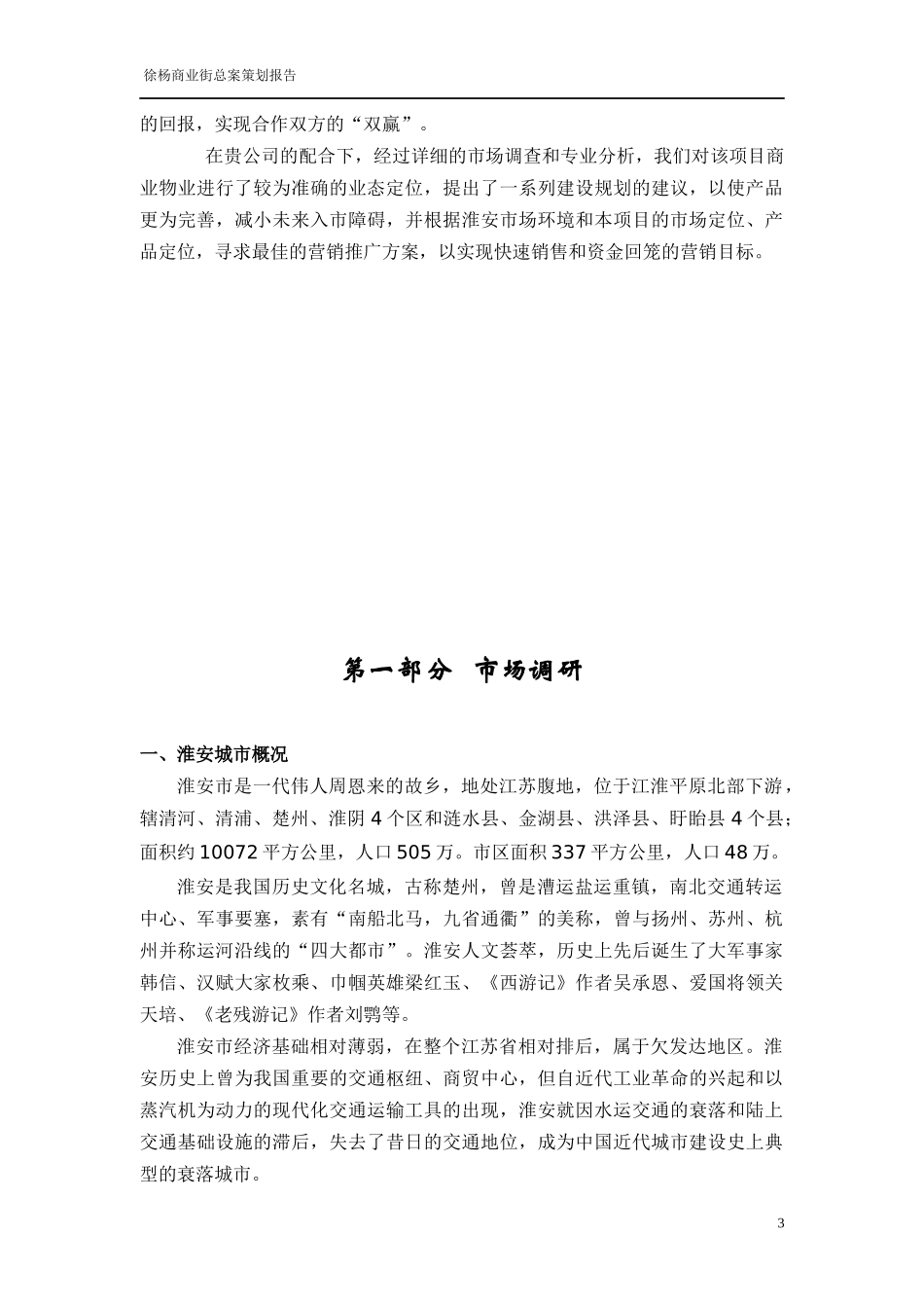 淮安徐杨商业街项目总案策划报告-52DOC_第3页