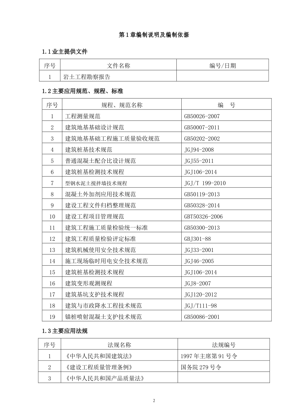 海门中南世纪城28期基坑支护技术投标方案_第2页