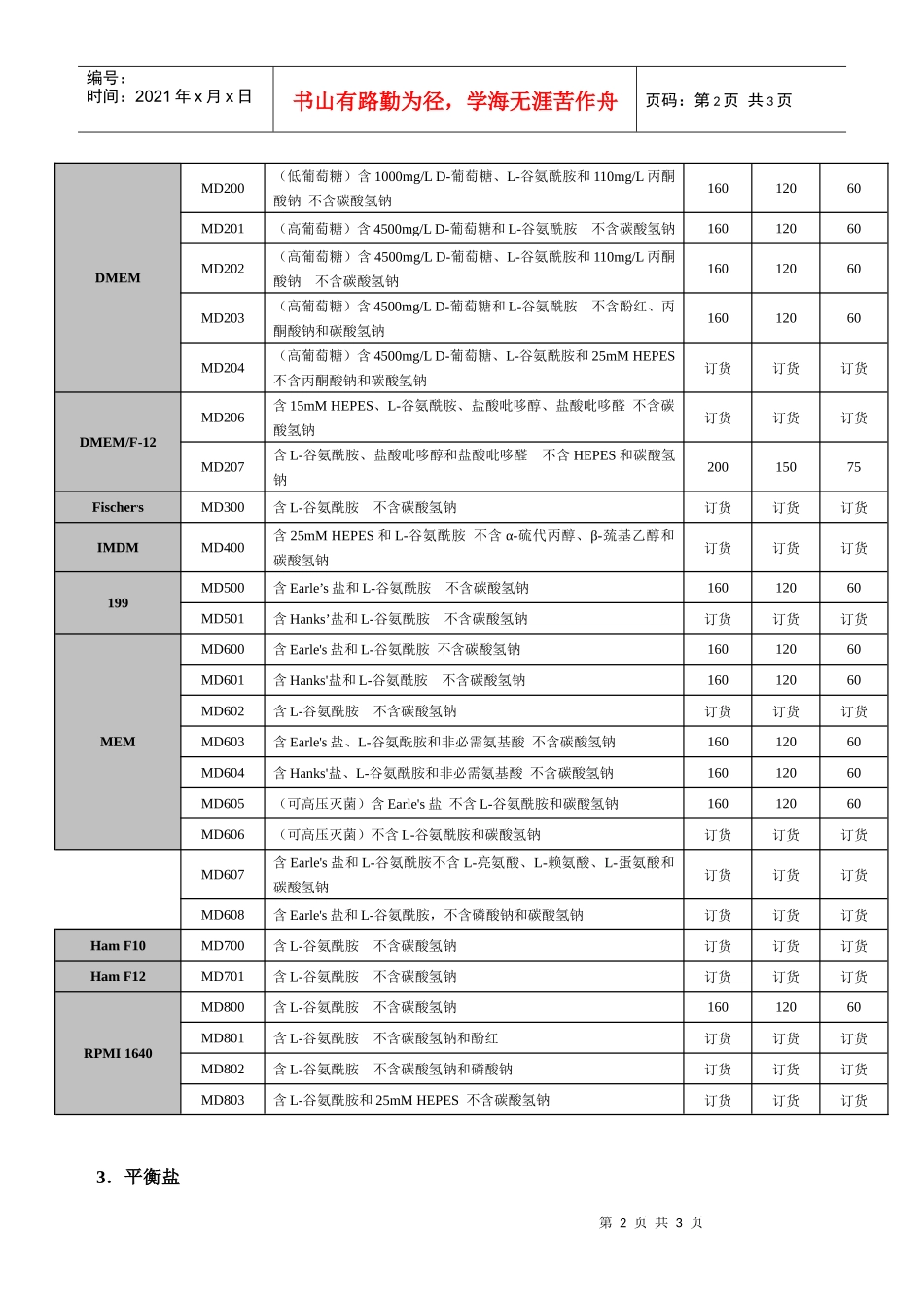 清大天一产品报价单(单位元)_第2页