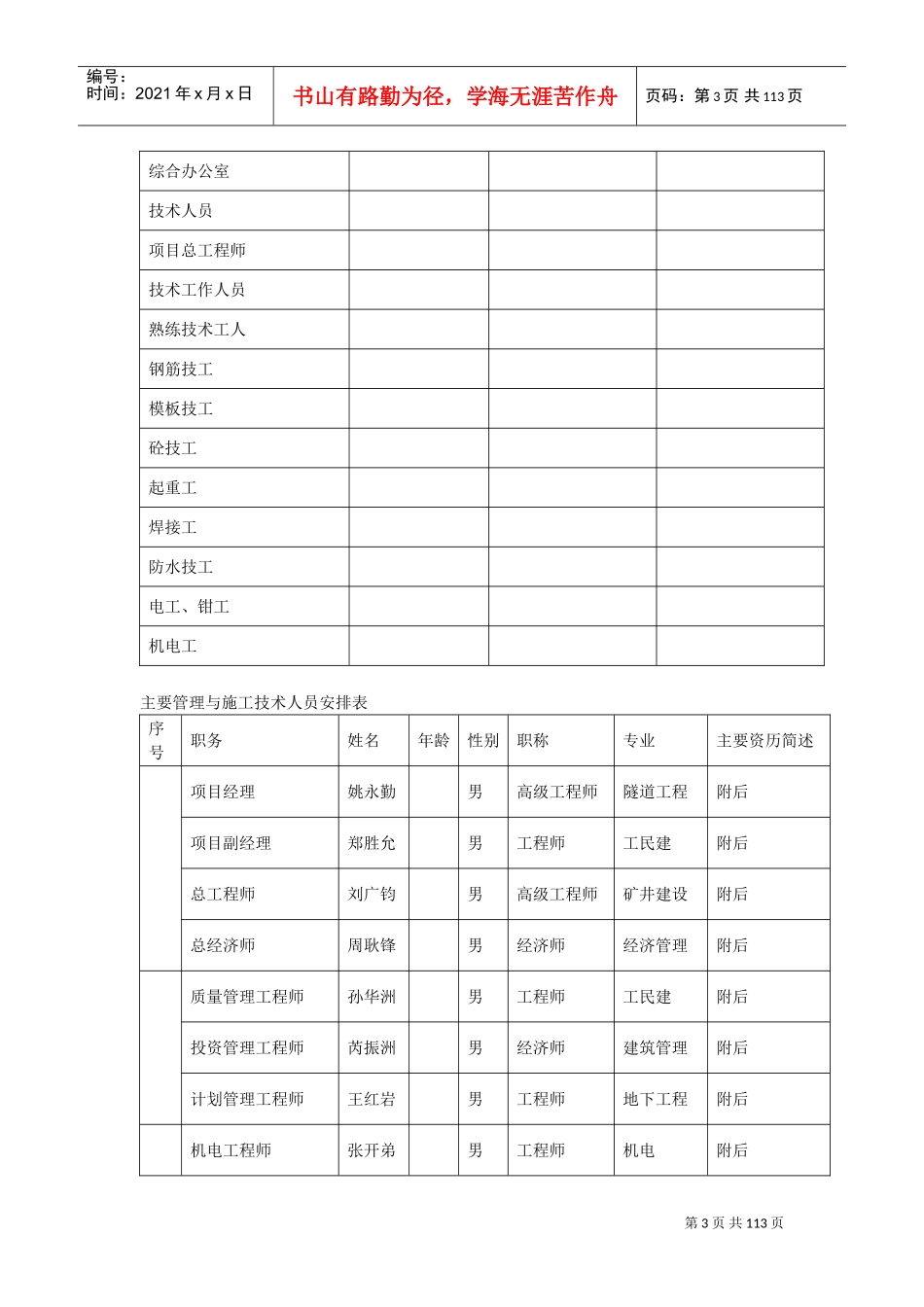 深圳某段地铁投标施工组织设计方案(DOC110页)_第3页