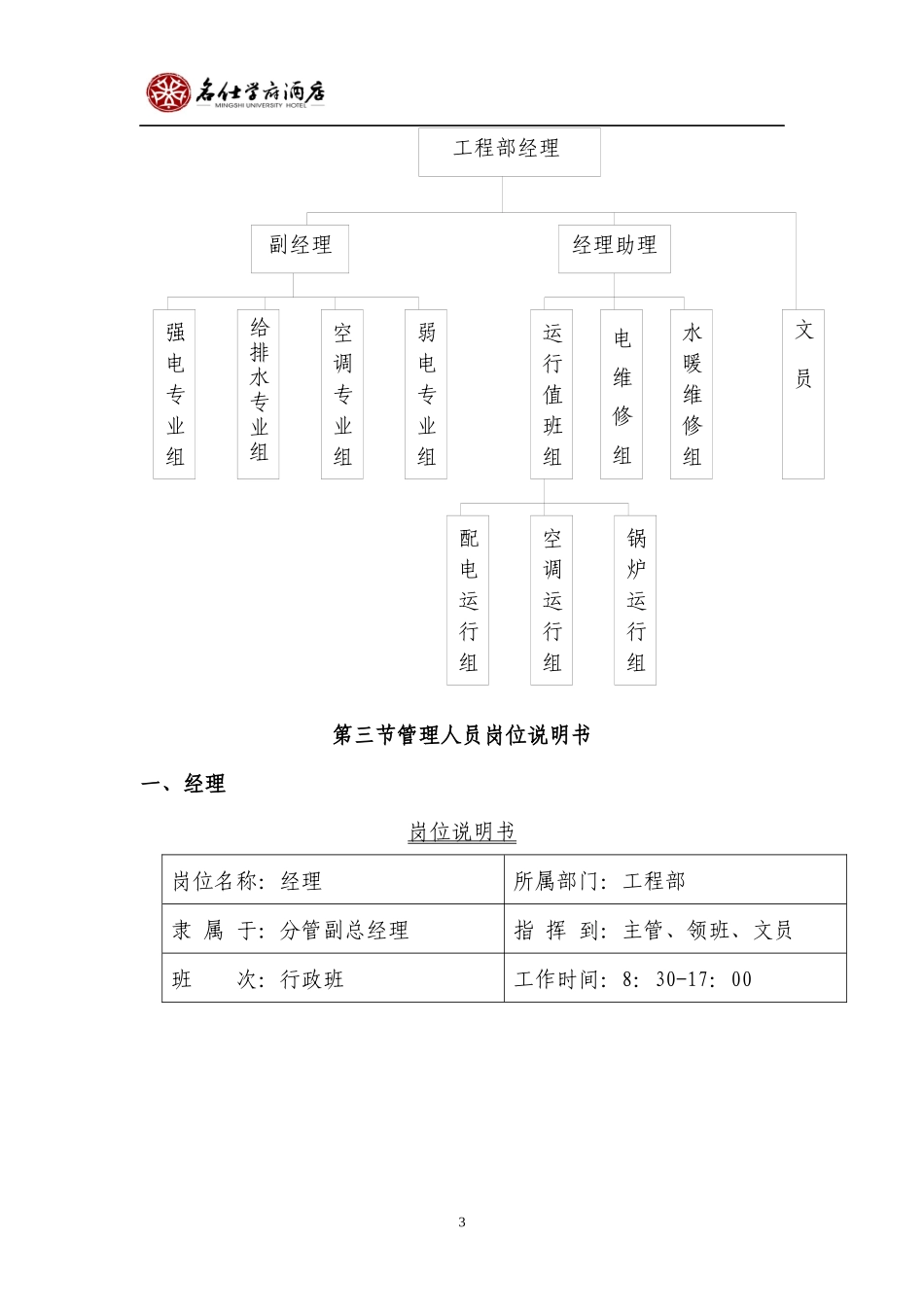 济南名仕学府酒店规章制度(工程部)_第3页