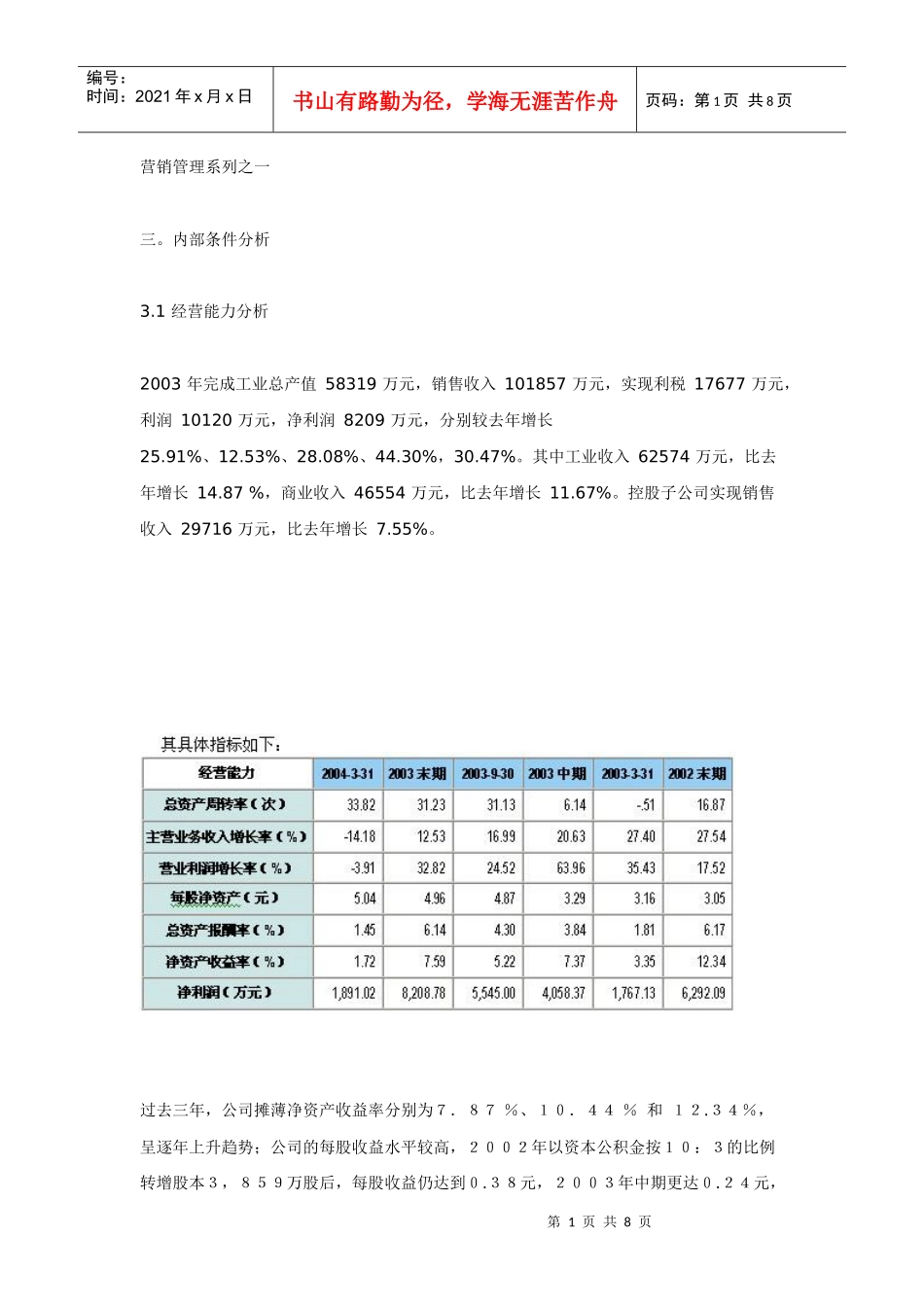 湖南九芝堂股份有限公司战略规划报告(三)_第1页