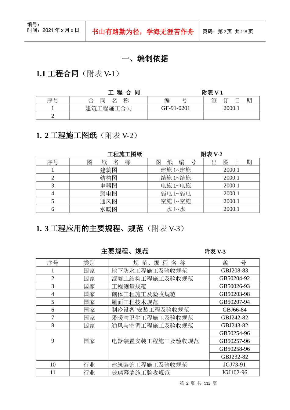 济南房管大厦建筑施工组织设计_第2页