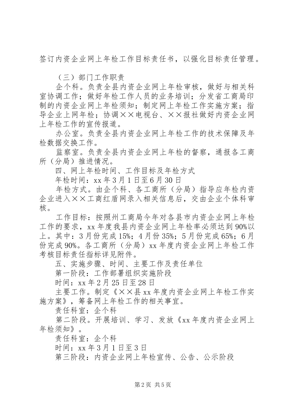 内资企业网上年检工作实施方案 _第2页