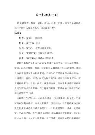 5S實施指南-內容