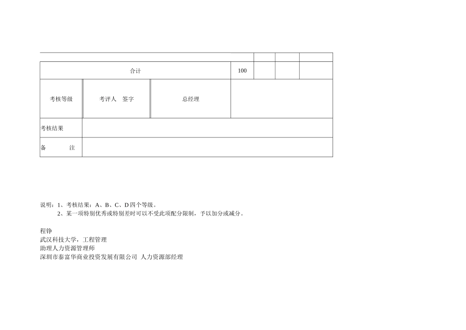 考核表（二）_第3页