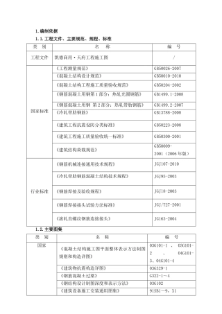钢筋施工方案培训资料( 42页)