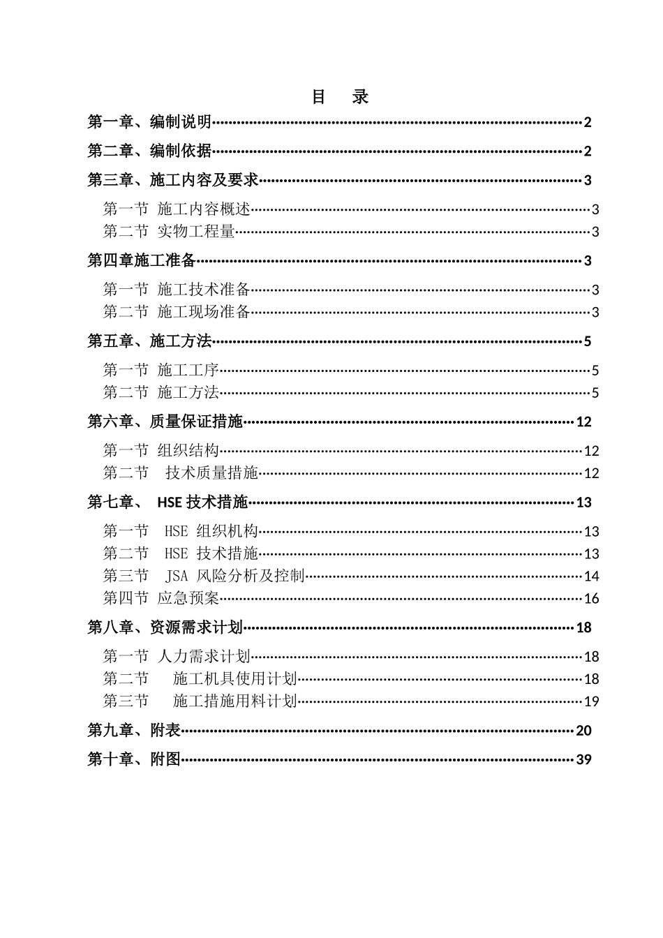 高压管道试压方案(300公斤压力)_第1页