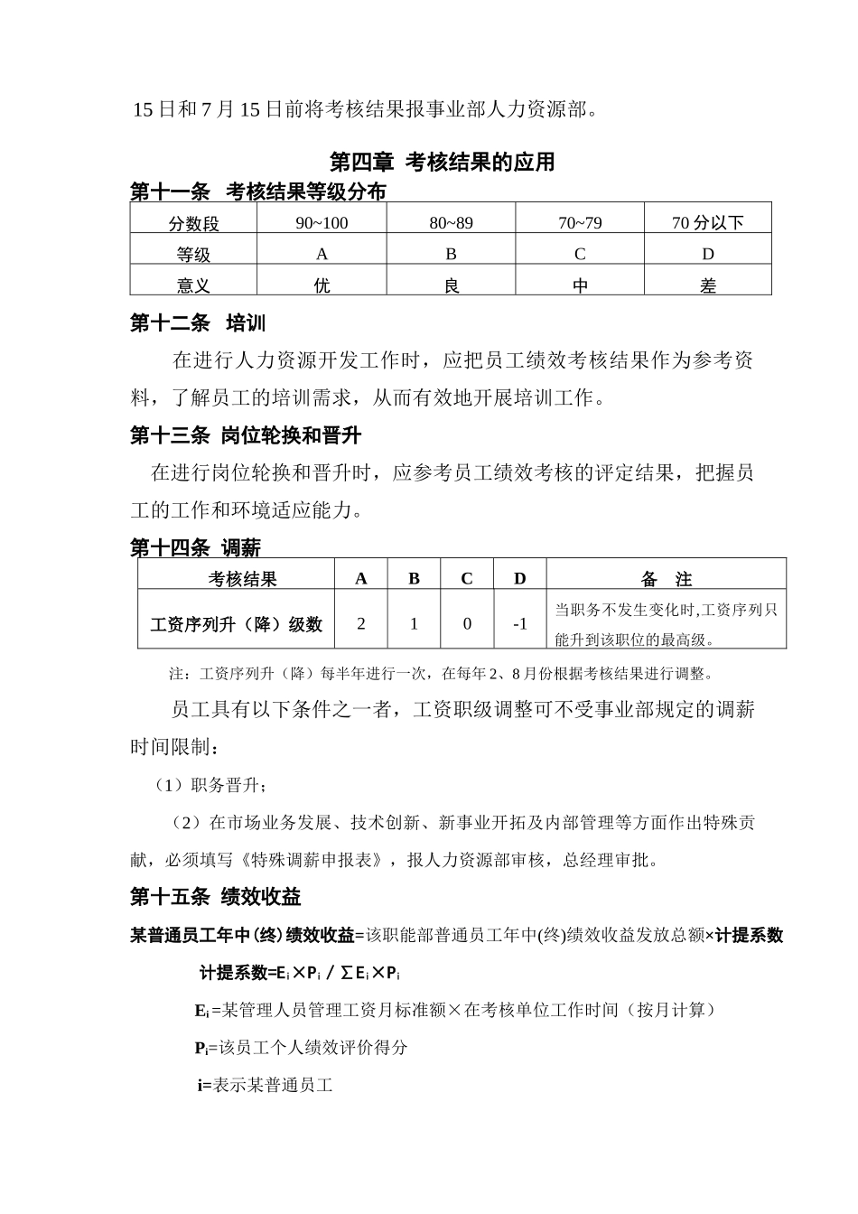 经典模板工具美的绩效考核模板1029236091_第3页