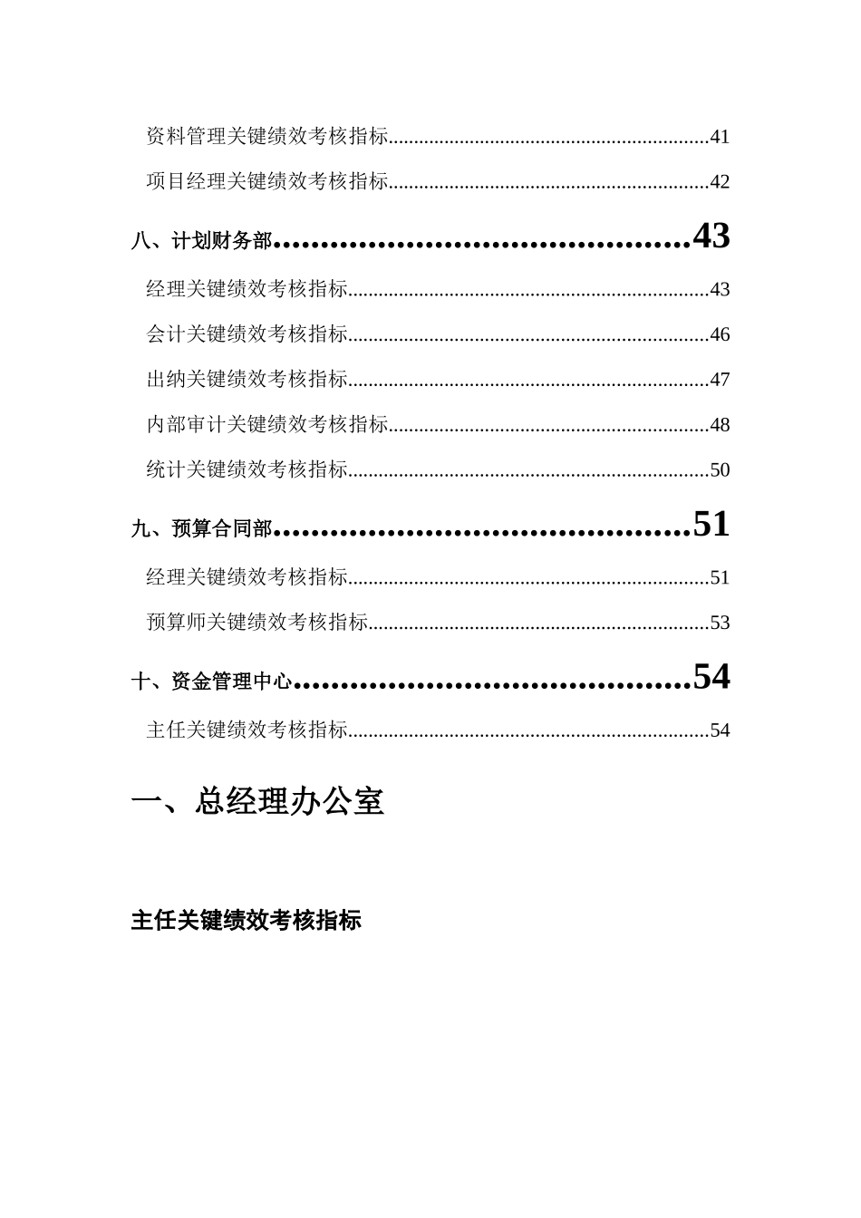 房地产公司岗位KPI指标库_2_第3页
