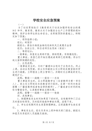 学校安全应急处置预案 (38)