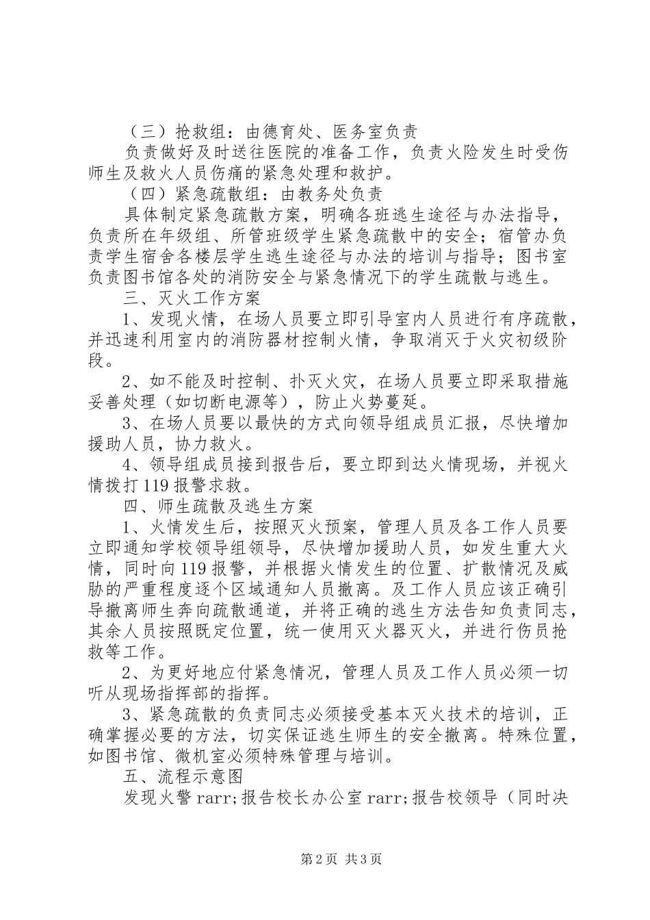县丰民族中学消防安全应急预案_第2页