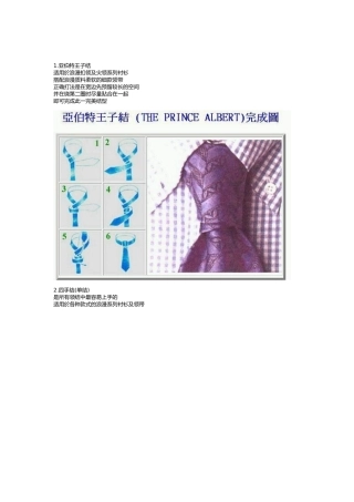 领带和丝巾打法完全手册