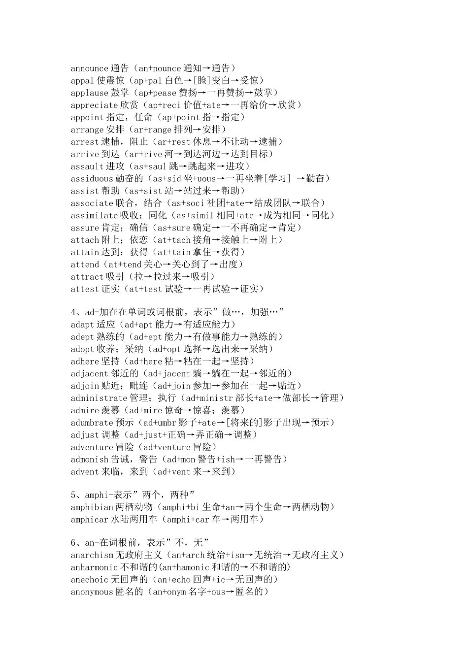 【精品文档】englishrootandaffixes_第2页