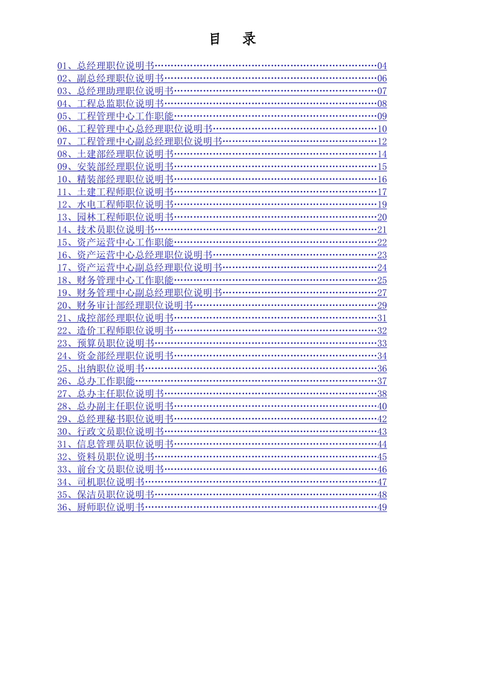 地产岗位职责_第2页