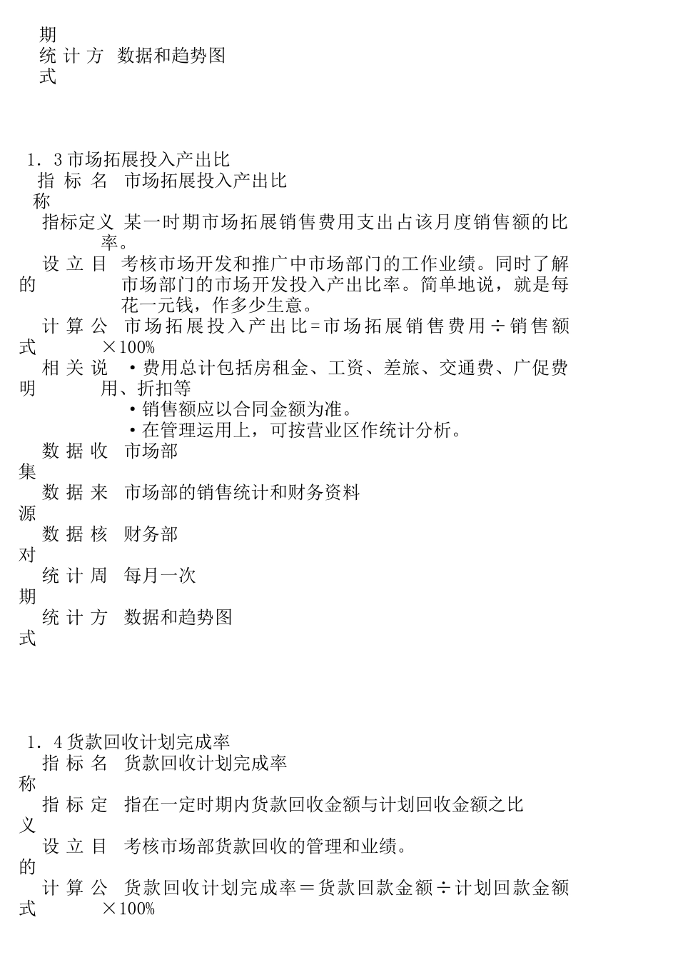 某公司KPI指标管理体系_第3页