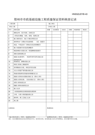 园林竣工验收表格