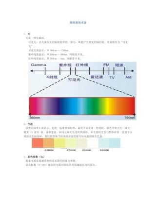雷士照明基础培训教材