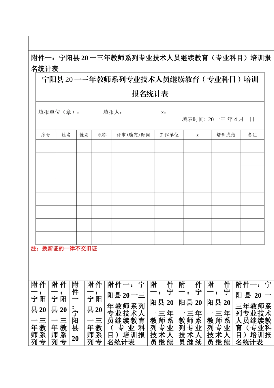 教师专业科目培训通知_第3页