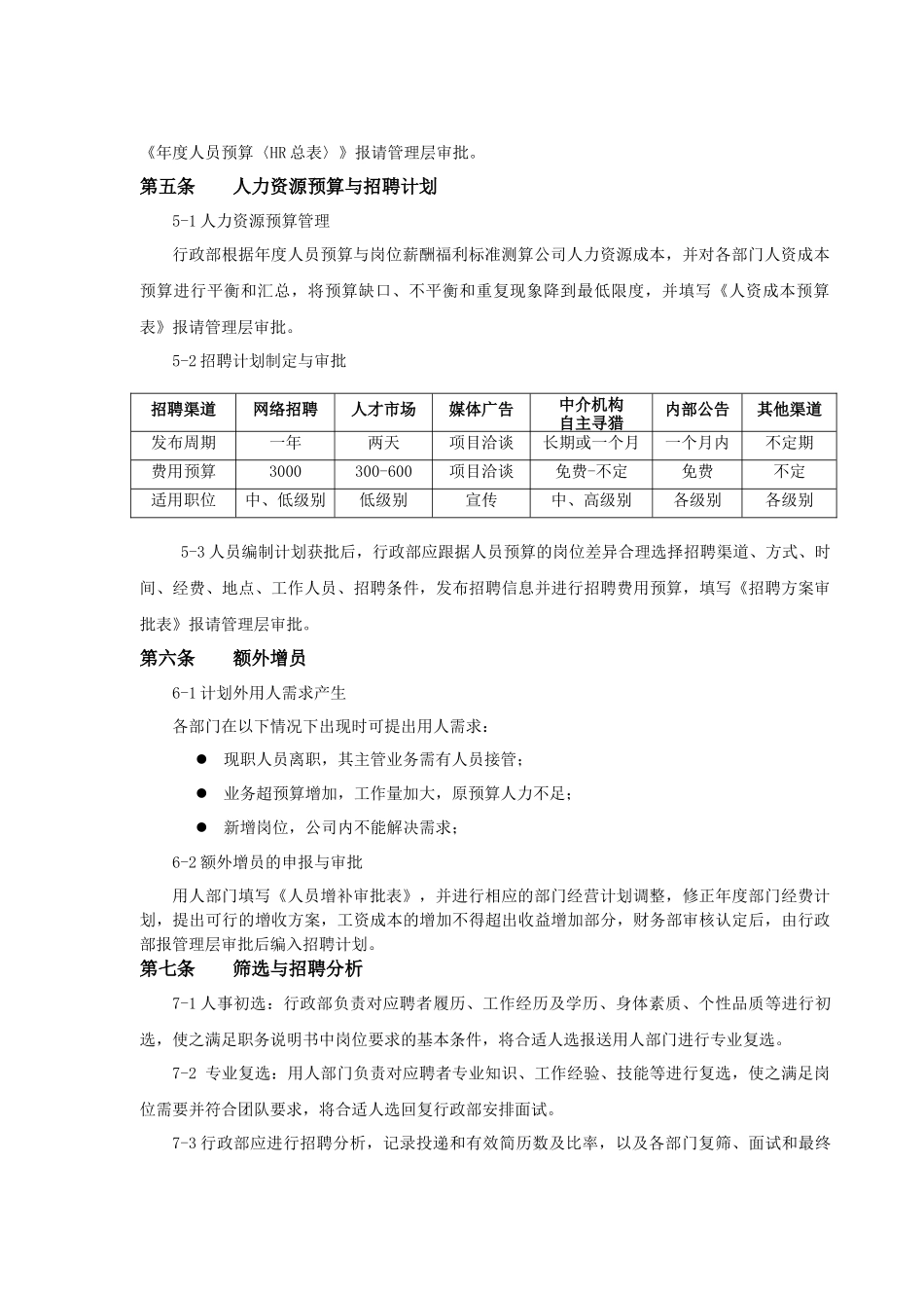 【人力资源】人员招聘与配置制度_第2页