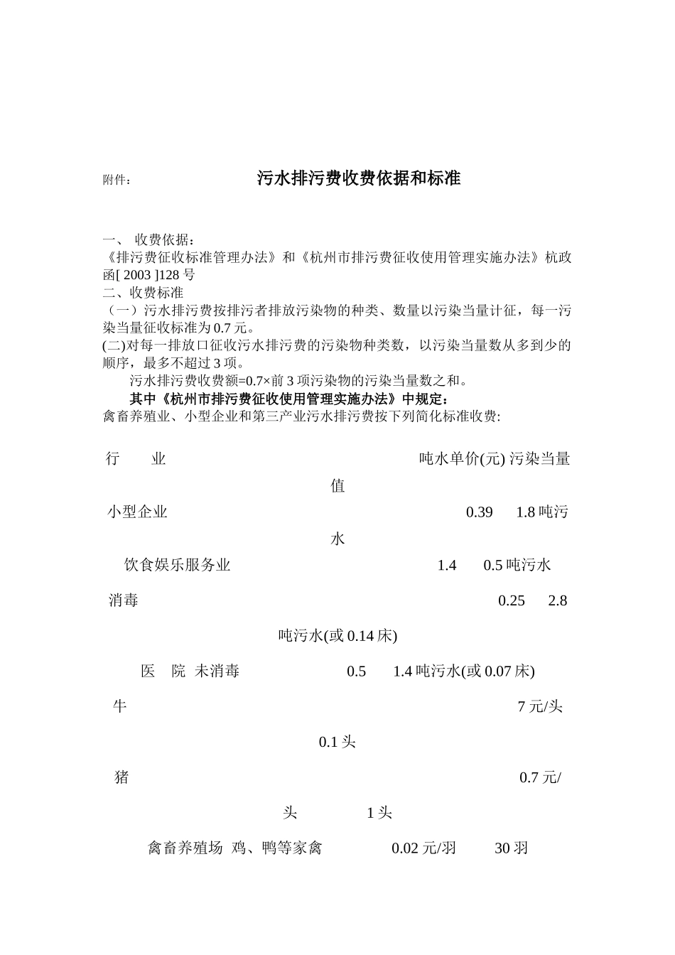 富阳市环保局行政权力目录及明细（行政征收部分）-环_第3页