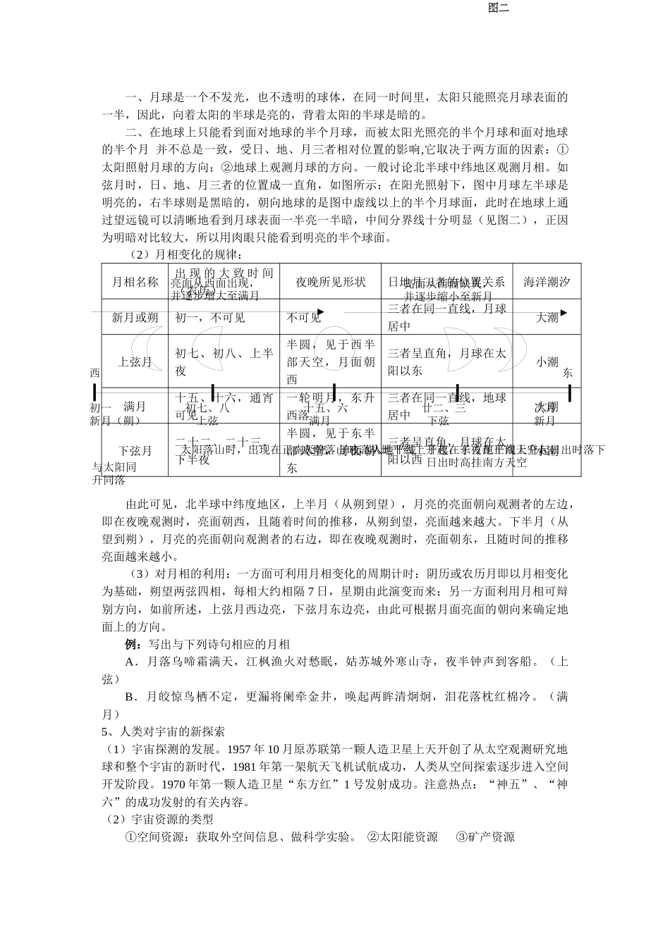 地理教案教学设计第3讲地球的宇宙环境_第3页