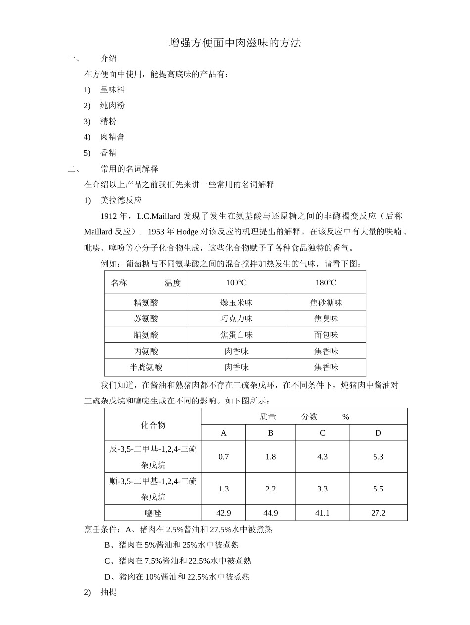 方便面中增强肉味的添加剂_第1页
