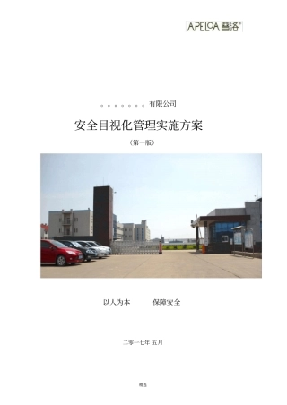 2017安全目视化管理细则(1)
