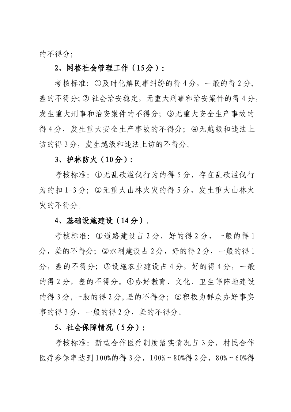 岚峪乡村主干考核办法_第3页