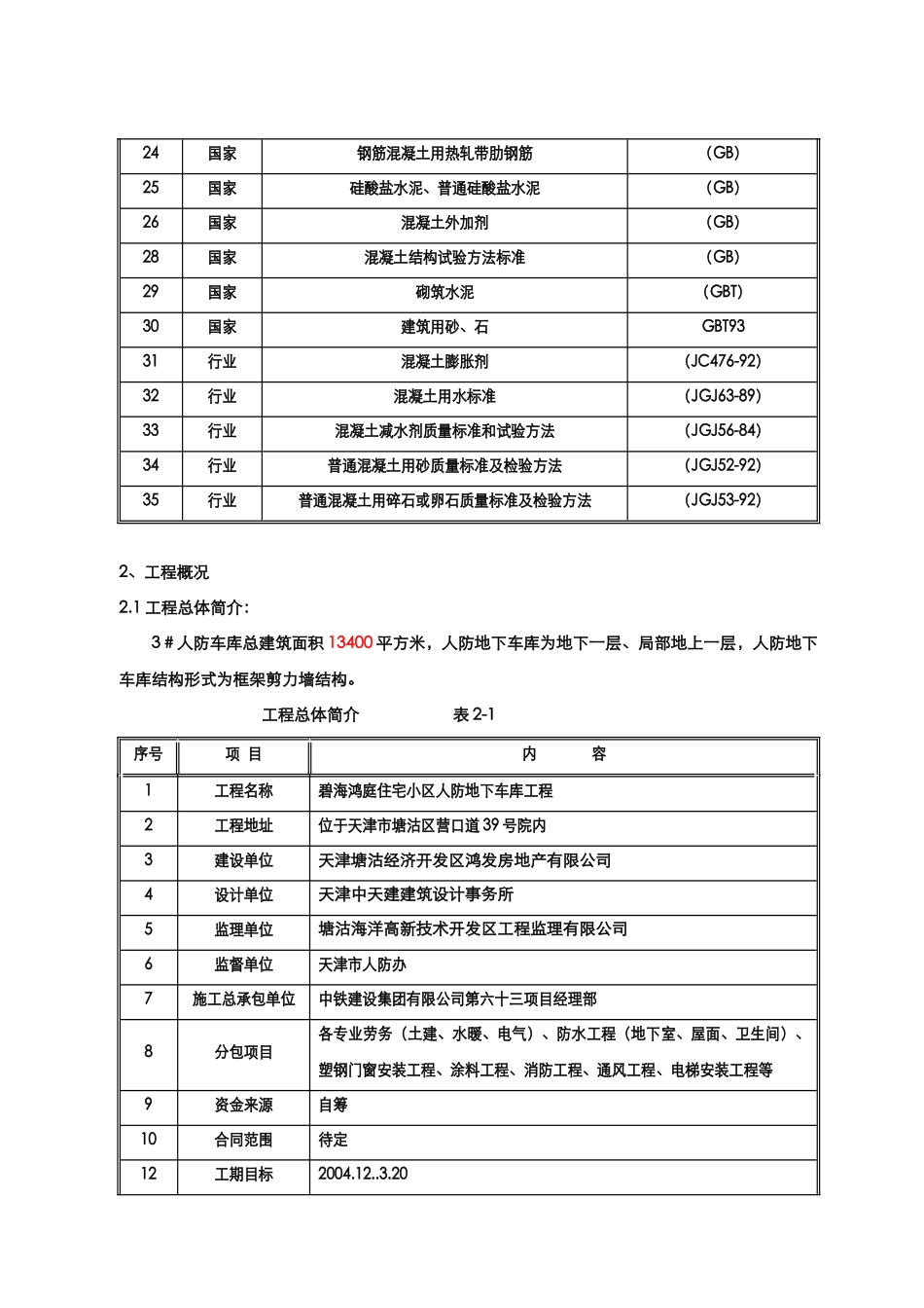 地下车库人防施工组织设计施工方案培训资料_第3页