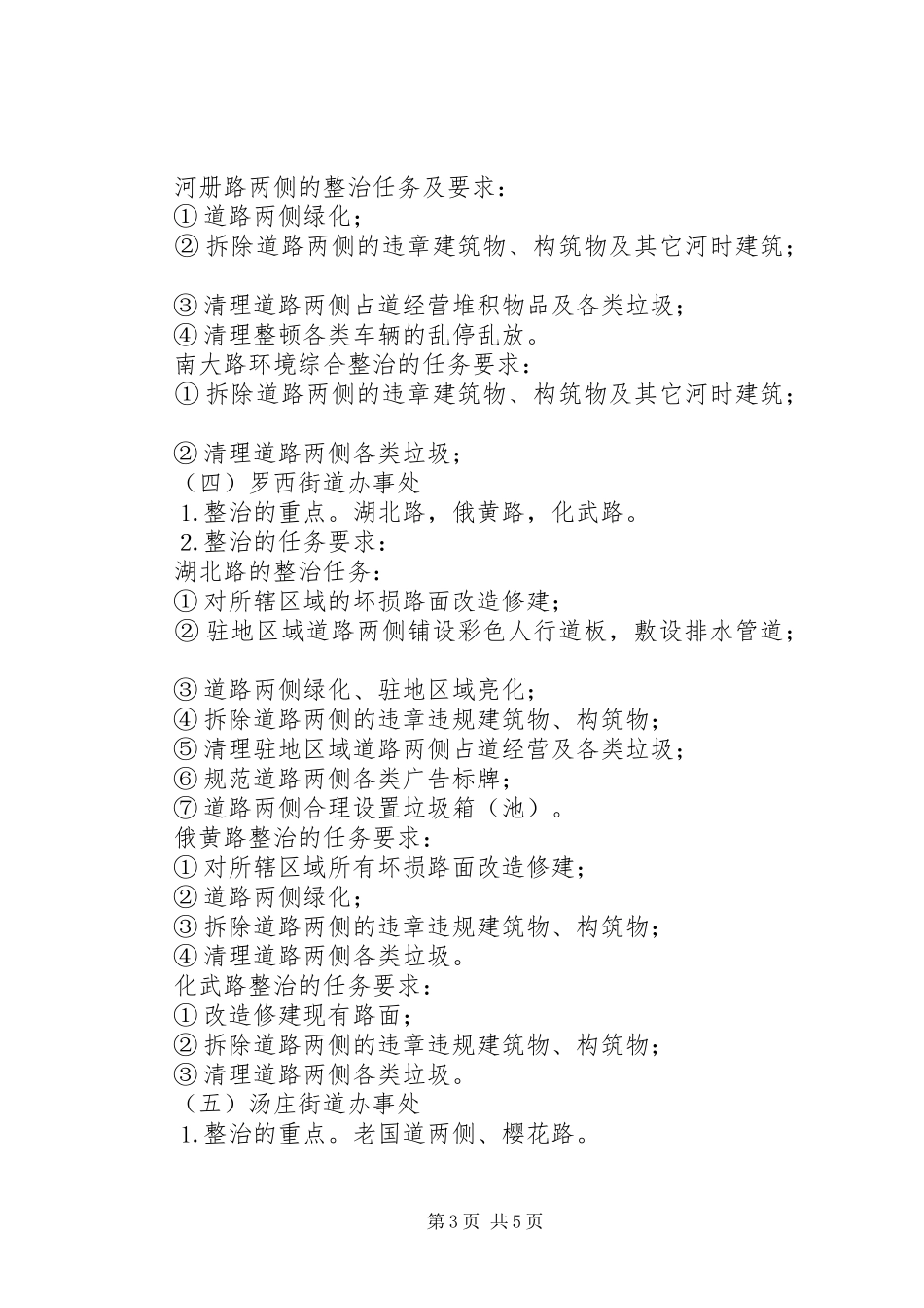 城市环境综合整治工作方案 _第3页