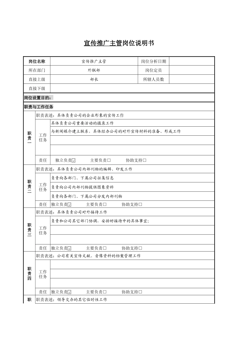 部长岗位说明书_第3页