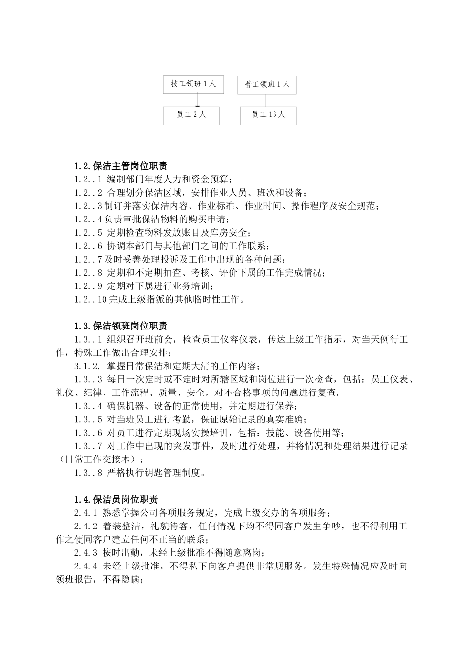 岗位职责-保洁_第2页