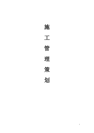 石井中医医院施工管理策划