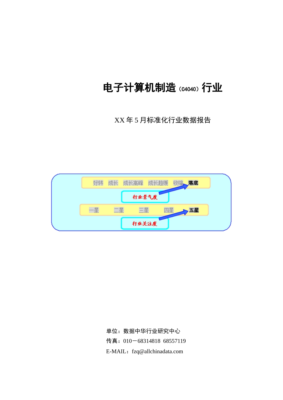 电子计算机制造行业数据报告_第1页