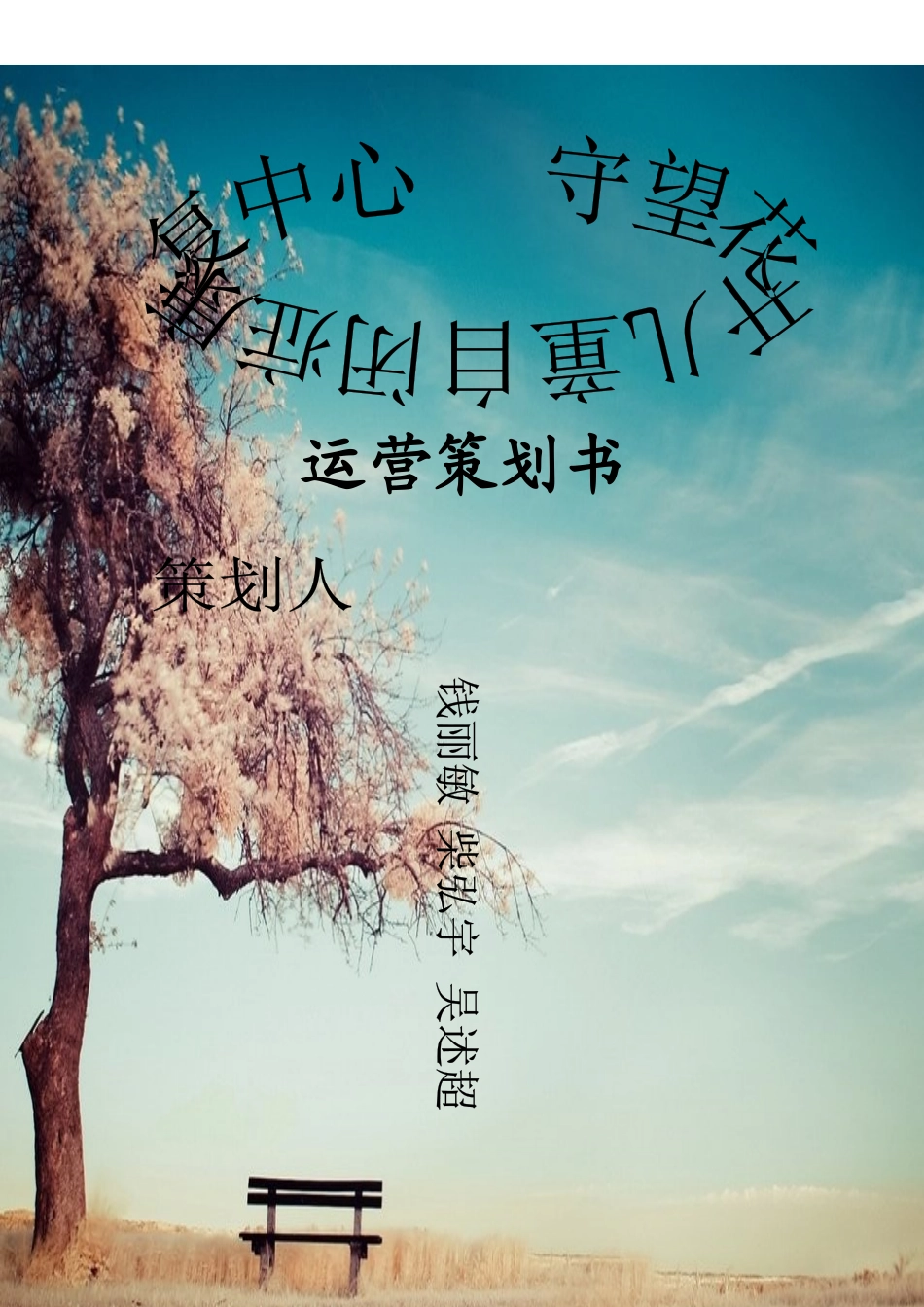 创业组策划书样板_第1页