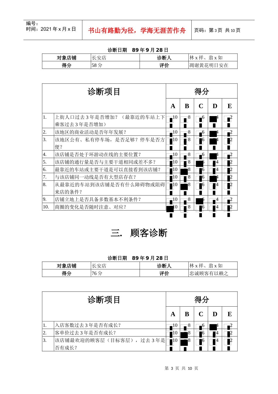 百货商场竞争者分析_第3页