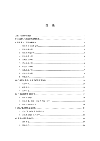 电力行业分析提要（推荐DOC140）