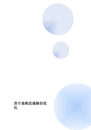 电商行业分析苏宁