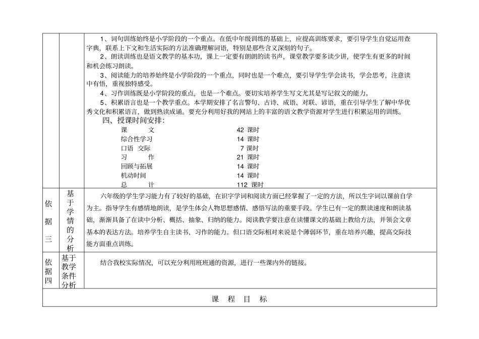 人教版六年级语文课程纲要_第3页