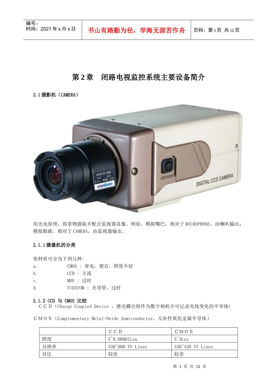 监控产品培训教材2_第1页
