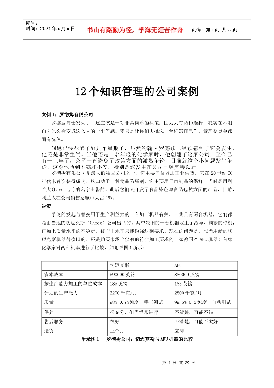 知识管理的公司案例_第1页