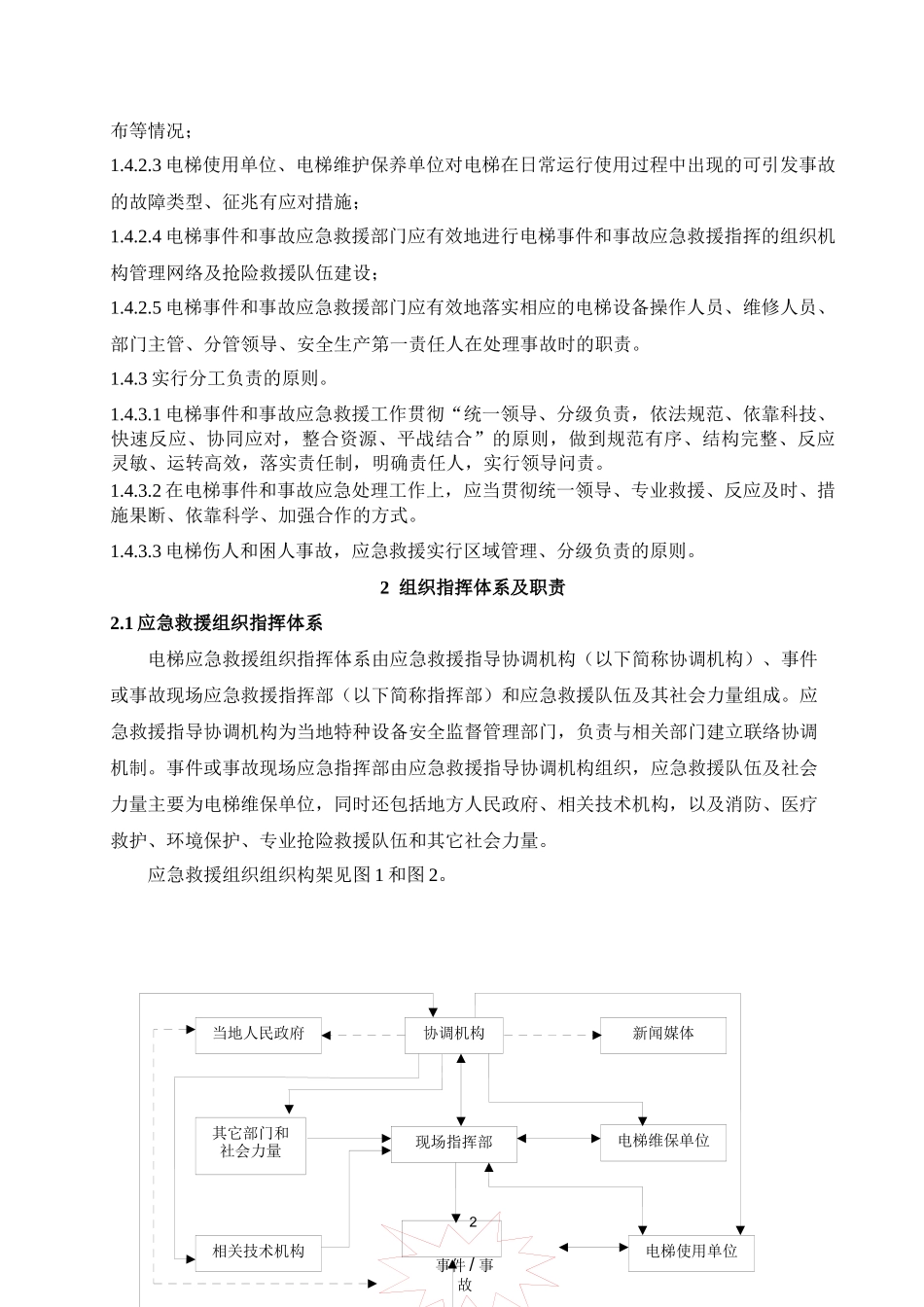 电梯应急救援预案范本,征求意见稿_第3页