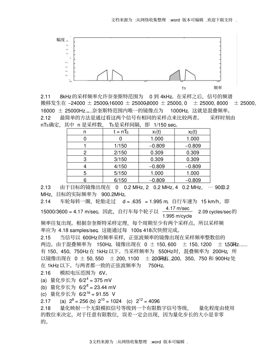数字信号处理基础书后题答案中文版_第3页