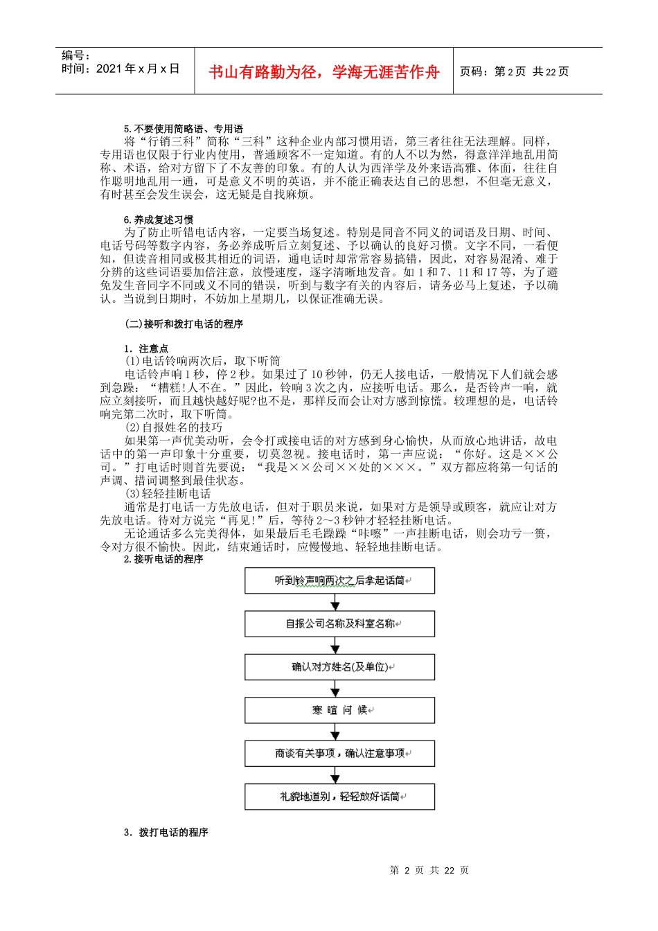 电话接听礼仪_第2页