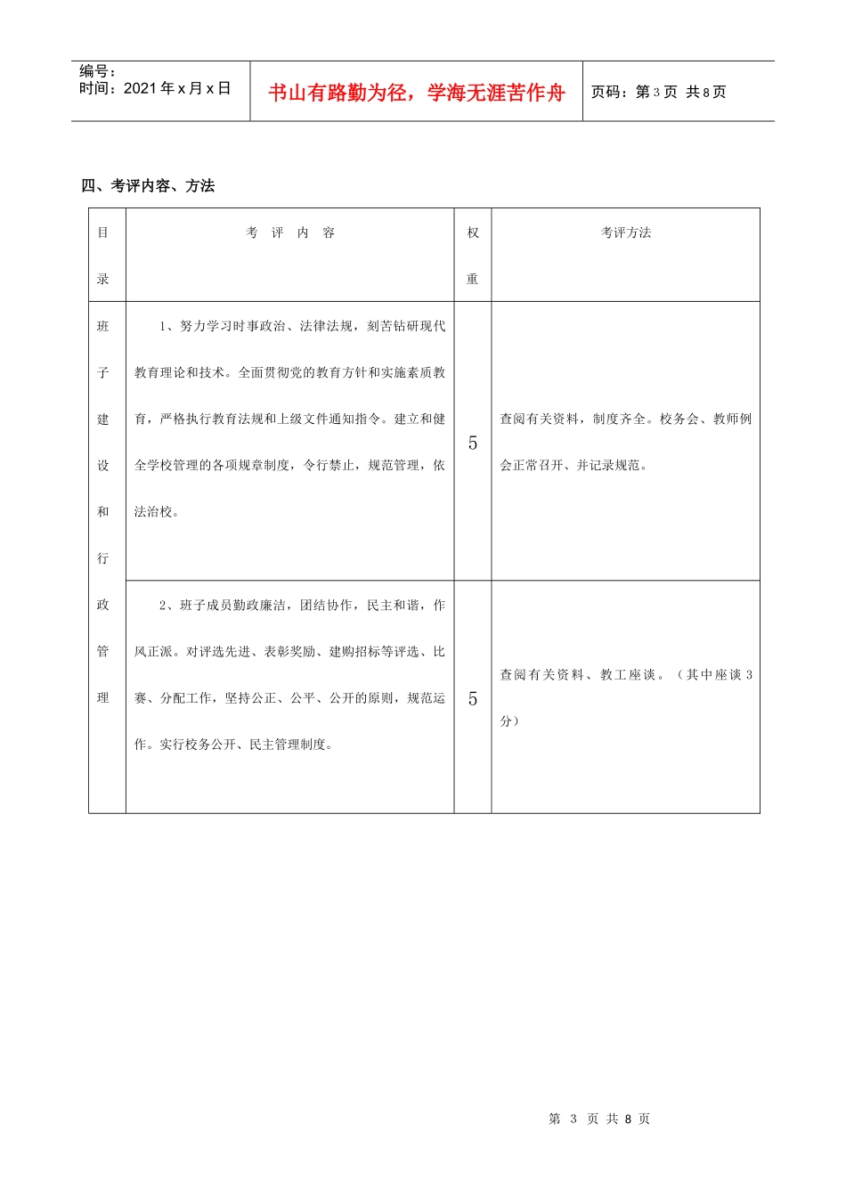 目标管理考评实施细则_第3页