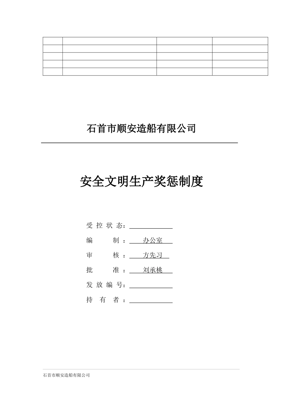 石首市顺安造船有限公司企业管理制度[1]_第3页