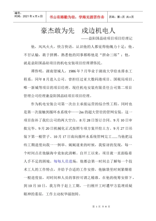 益阳国晶硅项目采访